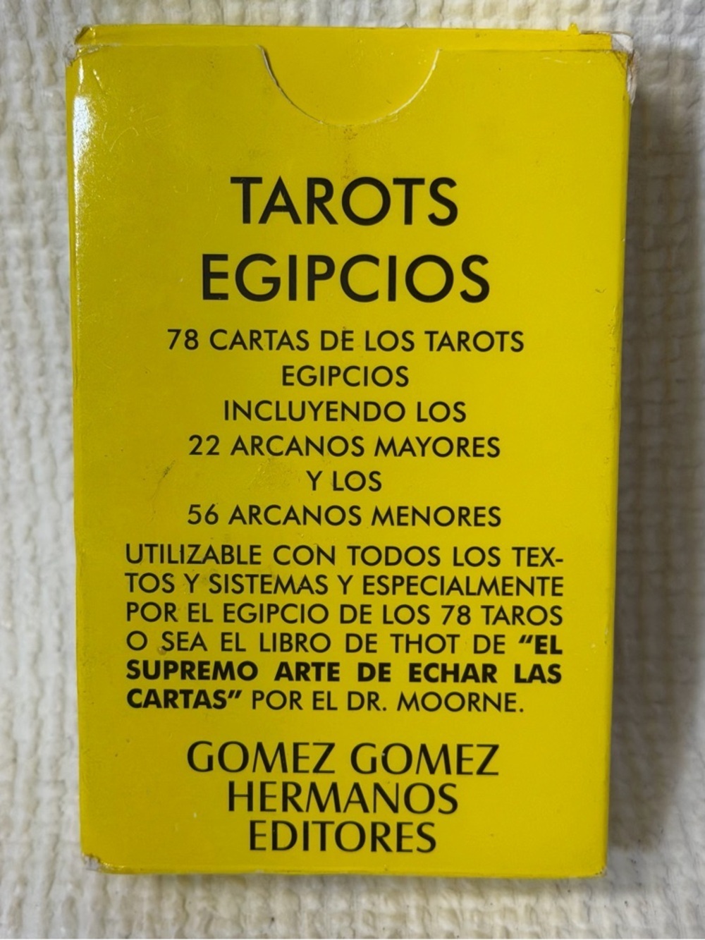 Tarot Egipcios Complete 78 Cards
Deck Brand New el Supremo Arte de Echar Cartas - Picture 3 of 4